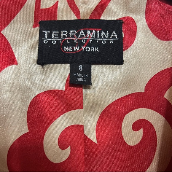 Dresses | Terramina Womens Top And Skirt With Long Blazer To Match 